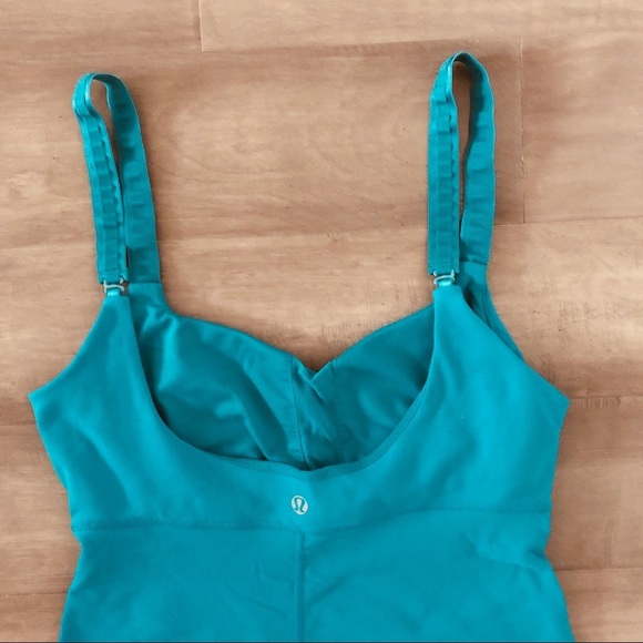 LULULEMON Free Ya Tank Teal Top size 6 - Picture 6 of 7
